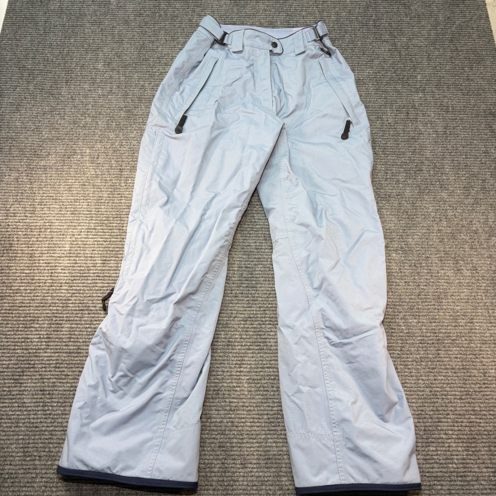 Columbia Convert Omni-Shield Ski Pants Womens Small Light Blue Snowboard Winter